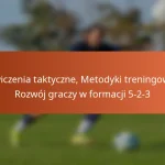 Ćwiczenia taktyczne, Metodyki treningowe, Rozwój graczy w formacji 5-2-3